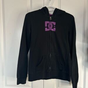 Y2K black DC zip up